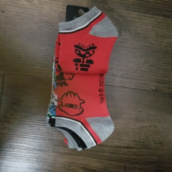Nintendo Super Mario 5 pack ankle socks - Picture 6 of 9